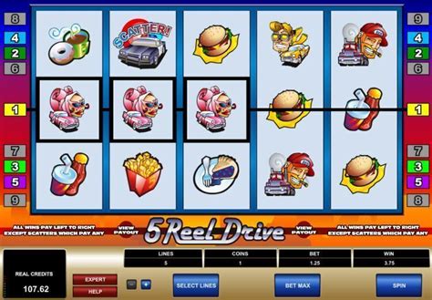 5 Reel Drive review from Microgaming .